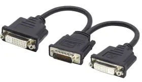 Dms59 Zdycgtime 614134554492 To Dvi Splitter Cable Connector For Dual Monitor Setups Or As A Adapte #2