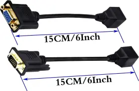 Zdycgtime 799899854893 Rj45 To Vga Cable 15pin Port Female&male Female Cat5/6 Ethernet Lan #2