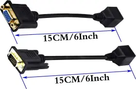 8541680198 Zdycgtime Rj45 To Vga Cable 15-pin Port Female&male Female #2