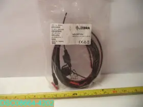 300039 Zebra L10 Direct Wire Power Cable Kit For Vehicle Docks 5.5/2.5 Din Plug