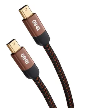 Dp-mx100 Zeskit Mini Dp To Enhanced Displayport 2.1 Cable 1 Meter Brown