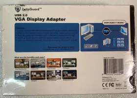 10096 Zetta Guard 855202006004 - Plugable Usb 2.0 Vga Multi-display Adapter Model New Sealed #2