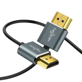Hd-004-2.0m Zhonghua Twozoh Ultra-thin Hdmi 2.0 Cable 6.6ft 4k 60hz 2160p 1080p 3d Flexible