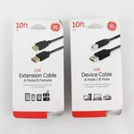 Lot Of 2 Device Cable Connects Usb Printer Computer, Model 34504-GE 10 Ft. Fixed Price $10.99.