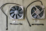 2X Noctua NF-P12 REDUX-1700 Pwm 120MM Cooling Fan Grey + Low Noise Adapter. Fixed Price $20.00.