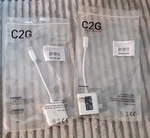 New C2G 29484 To Dvi-d Video Adapter Converter Usb-c 3.1. Fixed Price $23.99.
