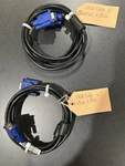 Two Ekylin 6FT Vga Male To Video Extension Cables Black/blue. Fixed Price $15.99.