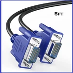 Ft DB15 Pin Monitor Cable Male M/m For Apple Mac Windows Vga Video Display. Fixed Price $5.99.