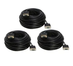 3-PACK- 100FT Svga M/m 15 Pin Cable Display Tv Video Projector Pc Monitor Cord. Fixed Price $78.99.