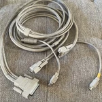 Cybex CUFC-8C 8' Kvm Cable Set CIFCA-8 Avocent Autoview PS2 Vga. Fixed Price $5.95.