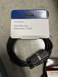 Insignia Ft Vga Monitor Extension Cable Black NS-PV10509 New Computer. Fixed Price $7.99.