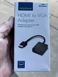 Insignia NS-PG95503 Hdmi To Vga Adapter Black High-quality Video Converter. Fixed Price $9.00.