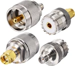 Onelinkmore Upgraded Sma To Uhf Adapter Kit (4-PACK), Male/female PL259. Fixed Price $24.95.