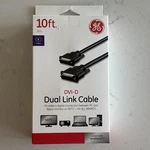 Ge 10 Ft. Dvi-d Dual Link Cable New Box. Fixed Price $8.99.