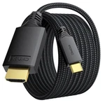 Dteedck Usb To Hdmi Cable 10FT Long, Audio&video Sync Feet, Black. Fixed Price $17.18.