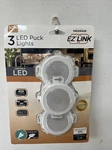 Ez Linkable Plug-in Led White Puck Light With High/low Switch (3-PACK). Fixed Price $19.98.