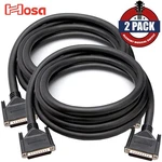 2-PACK Hosa DBD-301.5 DB25 Male To 1.5FT Balanced Snake Cable Black. Fixed Price $59.99.