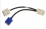 Dell Dvi-i (male) To Dvi-d & Vga (female) Y-splitter Cable WU329. Fixed Price $10.00.