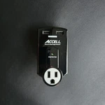 Accell Power Travel Surge PROTECTOR-3 Outlets, Usb Charging PORTS(2.1A Output). Fixed Price $12.99.