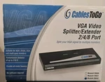 Cables To Go 29552 Cga Video Splitter/extender Port VSA-18(R13). Fixed Price $49.99.