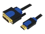 Logilink CHB3102 2M Hdmi Dvi-d Gold Black Blue Male/male A/m To Dvi/m Cable. Fixed Price $18.55.