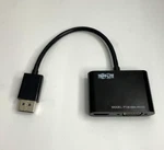 Tripp-lite P136-06N-HV-V2 Display Port 1.2 To Hdmi/vga Adapter With 6" Cable. Fixed Price $9.00.