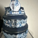 Loungefly Corpse Bride Wedding Cake Figural Mini Backpack. Fixed Price $125.00.