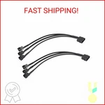 Gavemi 2 Pack Molex To 3 Pin Or 4 Fan Adapter Computer Pc Case Power Spl. Fixed Price $11.47.