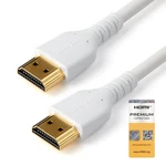 Startech.com (2M) Slim Hdmi Cable, Flexible Premium FT/2M, White. Fixed Price $23.30.
