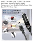 10M 32.8FT Satellite Dc Car Power Cord 18AWG IP68 Water Resistant. Fixed Price $18.99.