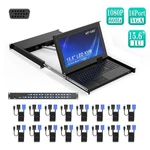 Mt-viki Rackmount Kvm 16 Port Vga Lcd Console 15.6'' 1U 1080P Cascade Data Cente. Fixed Price $692.54.