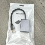 Klomier Usb 3.0 Hdmi Adapter Multiple Monitors Black Silver Female. Fixed Price $20.90.