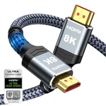 Highwings Ultra Speed Hdmi Cable 8K 48GBPS 6.6FT Braided Nylon Cord Hdtv. Fixed Price $9.99.