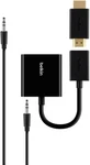New Belkin B2B137-BLK Hdmi To Vga Adapter Kit With 3.5MM Audio. Fixed Price $12.59.