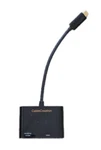 Cablecreation Hub Usb-c Vga And Hdmi Adapter For Pc Dual Monitor Tested. Fixed Price $16.00.