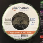Manhattan 308441 High Speed Hdmi Kabel Stecker Auf Geschirmt 7,5 Schwa. Fixed Price $19.99.