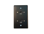 C2G Legrand Dual Hdmi Single Gang Wall Plate Black. Fixed Price $19.99.