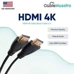 Hdmi 2.0 Cable 4K 60HZ Gold Plated 1.5-50FT Multipack Lot Black. Fixed Price $287.95.