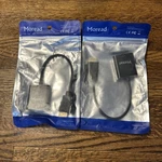 Moread Displayport (dp) To Dvi Adapter 2 Pack. Fixed Price $12.00.