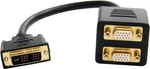 Startech.com 1 Ft / 30CM To Dual Vga Y Splitter Cable Dvi-i Analog D.... Fixed Price $21.99.