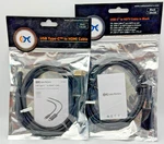 Cablematters Usb Type-c Hdmi 6FT 201062-BLK (lot Of 2)- New 1316. Fixed Price $17.99.