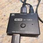 Cabledeconn Hdmi 2.1 Ultra 8K High Speed 48GBPS Switch & Cables. Fixed Price $14.00.