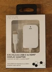 New Box Ativa Usb-c To Hdmi Display Adapter 6IN White, 4K 60HZ. Fixed Price $11.99.