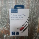 Insignia - 6' Stereo Audio Rca Cable Black. Fixed Price $7.26.