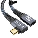 Cabledeconn Usb 3.2 GEN-2 Extension Cord 2M 90 Degree 6.6FT, Black. Fixed Price $14.76.