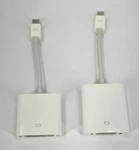 Bundle Of Apple Mini Displayport Adapters A1305 Dvi And A1307 Vga. Fixed Price $7.65.