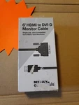 Best Buy Essentials- 6' Dvi-d-to-hdmi Cable Black. Fixed Price $19.99.