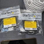 2 New Startech 6FT Black Displayport To Cable W/latches M/m (5 Pack). Fixed Price $9.99.