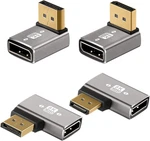 Right Angle 8K Displayport 1.4 Adapter Multi-type 90 Degree And 270. Fixed Price $14.45.