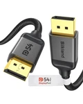 Silkland 54GBPS Displayport Cable 2.1 Vesa Certified Dp 6.6 Feet, Grey. Fixed Price $14.90.